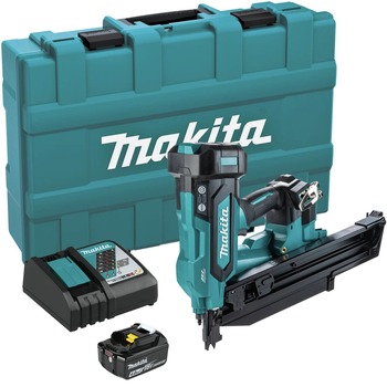 FRAMING NAILERS | Makita 18V LXT Brushless Lithium-Ion 21-Degrees Full Round Head 3-1/2 in. Cordless Framing Nailer Kit (4 Ah) - XNB03M1