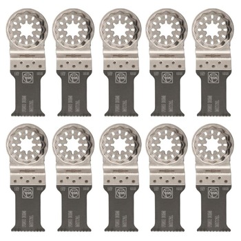  | Fein 1-3/16 in. Fine Bi-Metal Oscillating E-Cut Saw Blade (10-Pack) - 63502157290