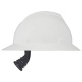Hard Hats | MSA 475369 V-Gard Slotted Full-Brim Hard Hat with Fas-Trac III Suspension - White image number 3