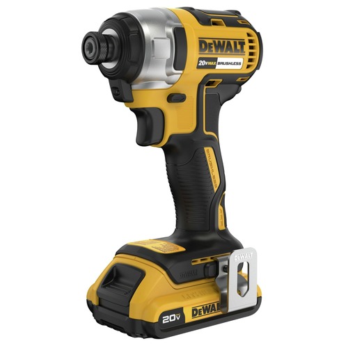 Dewalt 20V MAX XTREME Brushless Lithium Ion 1 4 in. Cordless Impact Driver Drill Kit 2 Ah DCF787D1