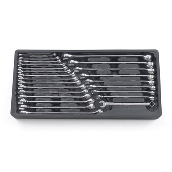 RATCHETING WRENCHES | GearWrench 24-Piece Long Pattern Combination SAE/Metric Non-Ratcheting Wrench Set - 81900
