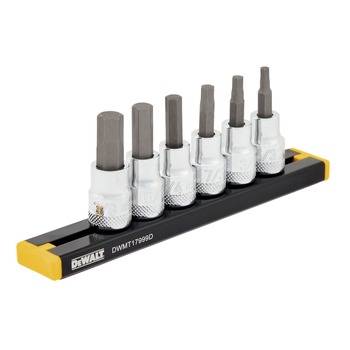 SOCKETS AND RATCHETS | Dewalt (6-Piece) 3/8 in. Drive SAE Hex Bit Socket Set - DWMT17000