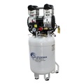 Portable Air Compressors | California Air Tools CAT-10020DC-22060 2 HP 10 Gallon Ultra Quiet and Oil-Free Dolly Air Compressor with Air Dryer image number 1