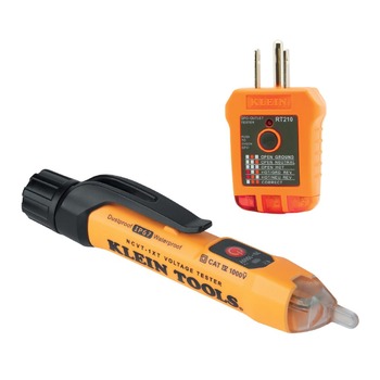 MEASURING TOOLS | Klein Tools NCVT1XTKIT Non-Contact Voltage and GFCI Receptacle Premium Test Kit