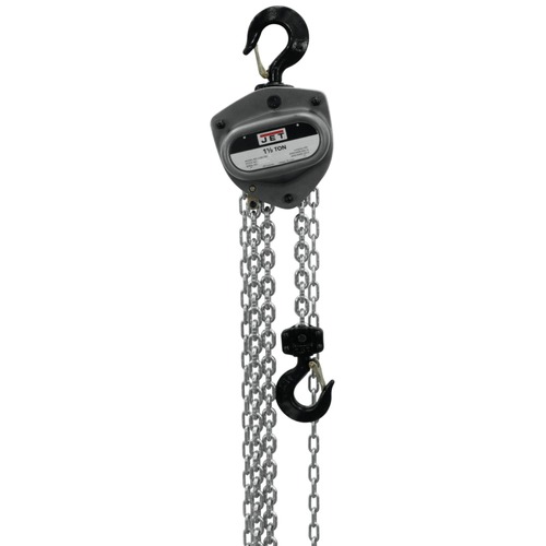 Hoists | JET L100-150WO-30 L-100 Series 1-1/2 Ton 30 ft. Lift Overload Protection Hand Chain Hoist image number 0