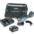 Angle Grinders | Makita GAG06M1 40V max XGT Brushless Lithium-Ion 4-1/2 in./5 in. Cordless Paddle Switch Angle Grinder Kit with Electric Brake and AWS (4 Ah) image number 0