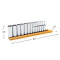 Socket Sets | GearWrench 80304 13-Piece 6-Point Deep Metric 1/4 in. Drive Socket Set image number 9