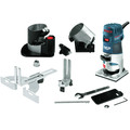 Compact Routers | Bosch PR20EVSNK 120V 5.7 Amp 1 HP Colt Variable-Speed Corded Palm Router Installer Kit image number 1