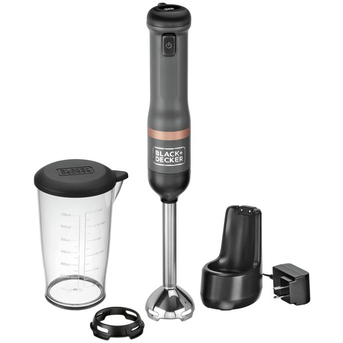 Clearance Center | Black & Decker BCKM1011K01 Kitchen Wand Variable Speed Lithium-Ion Cordless Grey Immersion Blender Kit image number 0