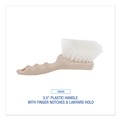  | Boardwalk BWK4408 9 in. Nylon Fill Utility Brush - Tan image number 2