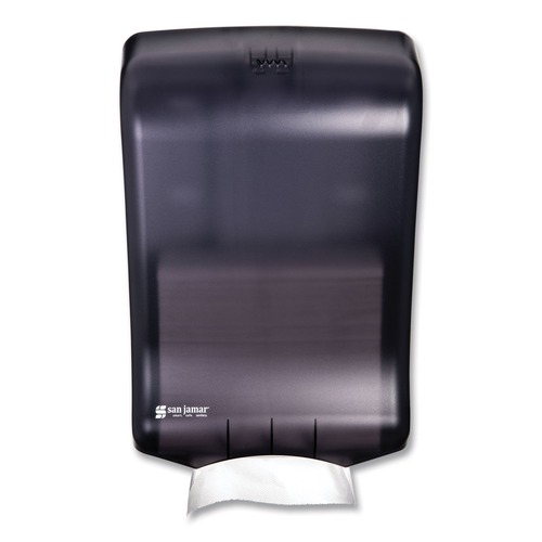  | San Jamar T1700TBK 11.75 in. x 6.25 in. x 18 in. Ultrafold Multifold/C-Fold Classic Towel Dispenser - Black Pearl image number 0