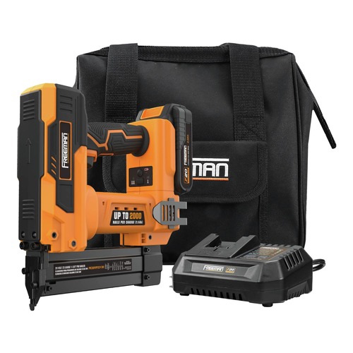 Specialty Nailers | Freeman PE20VP23138 20V 23-Gauge Lithium-Ion 1-3/8 in. Cordless Pin Nailer Kit with 2 Ah Battery image number 0