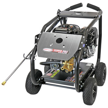 Simpson 65208 4400 PSI 4 GPM Direct Drive Medium Roll Cage Professional Gas Pressure Washer with AAA Pump