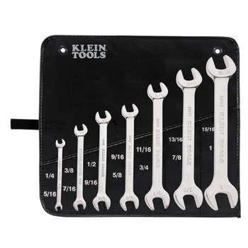COMBINATION WRENCHES | Klein Tools 68452 7-Piece Open-End Wrench Set