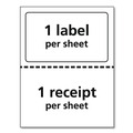 July Member-Exclusive Offer Save 10% off on One Item | Avery 27900 5.06 in. x 7.63 in. Inkjet/Laser Printers Shipping Labels with Paper Receipt Bulk Pack - White (100/Box) image number 3
