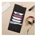 July Member-Exclusive Offer Save 10% off on One Item | Avery 73517 5 Sections Cord/Hook Closure Slide and View Expanding File - Letter, Black image number 2