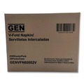  | GEN GENVFN60002V 6.5 in. x 8.3 in. Premium V-Fold Napkins - White (250/Pack, 24 Packs/Carton) image number 2