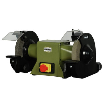 General International 15-850M1 3/4 HP 2800 - 3400 RPM 8 in. Industrial Bench Grinder