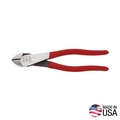Cable and Wire Cutters | Klein Tools D248-8 8 in. Short Jaw Angled Head Diagonal Cutting Pliers image number 7