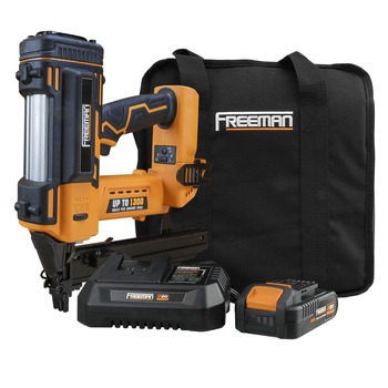 Freeman 20V Lithium-Ion 1 in. Cordless 16-Gauge Fencing Stapler Kit (2 Ah) - PE20VFS16