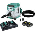 Clearance Center | Makita XCV21PTX 18V X2 (36V) LXT Brushless Lithium-Ion 2.1 Gallon HEPA Filter Dry Dust Extractor Kit with 2 Batteries (5 Ah) image number 0