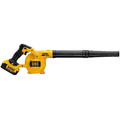 Handheld Blowers | Dewalt DCE100M1 20V MAX Cordless Lithium-Ion Compact Jobsite Blower Kit image number 2