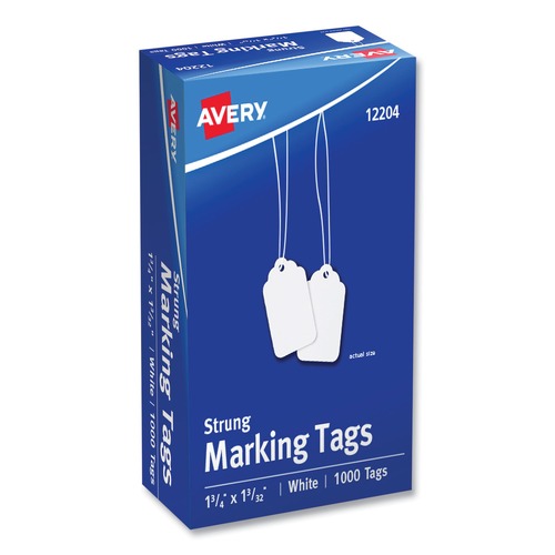 July Member-Exclusive Offer Save 10% off on One Item | Avery 12204 1.75 in. x 1.09 in. Medium-Weight White Marking Tags (1000/Box) image number 0