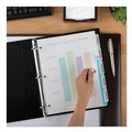 July Member-Exclusive Offer Save 10% off on One Item | Avery 11449 11 in. x 8.5 in. 5-Tab Clear Label Plastic Dividers with Printable Label Strip - Frosted Clear Tabs (1-Set) image number 1