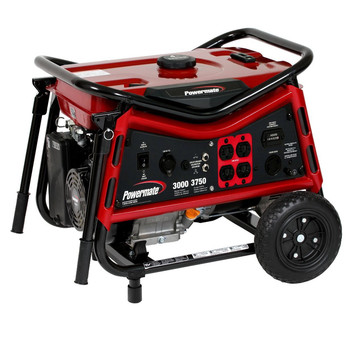 Powermate 3,000 Watt Portable Generator with Manual Start - PM0123250