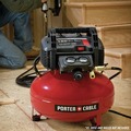 Portable Air Compressors | Porter-Cable PXCM2002-WK 6 Gallon 150 PSI Electric Pancake Air Compressor with 13-Piece Accessory Kit image number 9