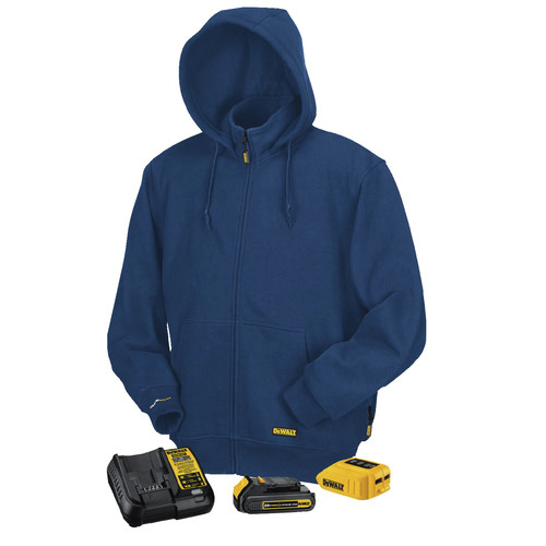 Dewalt heated sweatshirt new arrivals