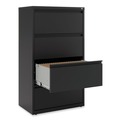 July Member-Exclusive Offer Save 10% off on One Item | Alera 25483 30 in. x 18.63 in. x 52.5 in. Legal/Letter-Size 4-Drawer Lateral File - Black image number 3
