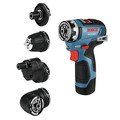 Holideals Day 7! Spread Cheer With Savings on DIY Essentials! | Factory Reconditioned Bosch GSR12V-300FCB22-RT Flexiclick 12V Max EC Brushless Lithium-Ion 5-In-1 Cordless Drill Driver System Kit with 2 Batteries (2 Ah) image number 1