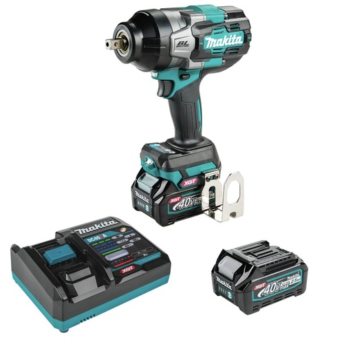 Impact Wrenches | Makita GWT03D 40V MAX XGT Brushless Lithium-Ion 1/2 in. Square Drive Cordless 4‑Speed High‑Torque Impact Wrench Kit with Detent Anvil (2.5 Ah) image number 0