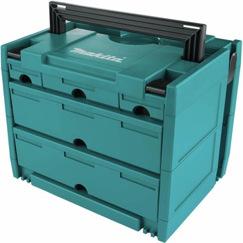 TOOL STORAGE | Makita P-84349 MAKPAC 5 Drawer 12-1/2 in. x 15-1/2 in. x 11-5/8 in. Interlocking Case