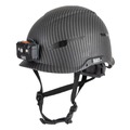 New Year New Savings! Save $25 off $150 | Klein Tools 60515 Premium KARBN Pattern Non-Vented Class E Safety Helmet with Headlamp image number 0