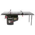 Table Saws | SawStop ICS53480-TGI252-SI 480V 5 HP 3-Phase Cabinet Saw with 52 in. Industrial T-Glide Rip Fence, Rails and Extension Table image number 0