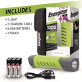 Flashlights | Energizer ENYPHH62 Rechargeable Lithium-Ion Pro Series Handheld High CRI Flashlight with 6 AAA Batteries - Gray/Green image number 3