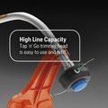 String Trimmers | Husqvarna 966712703 22-cc 122C 17 in. 2-Cycle Curved Shaft Gas String Trimmer image number 4