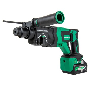 ROTARY HAMMERS | Metabo HPT 36V MultiVolt Brushless Lithium-Ion 1-1/8 in. Cordless SDS-Plus D-Handle Rotary Hammer (Tool Only) - DH3628DDQ4M