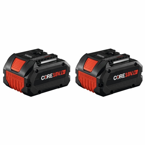 Batteries | Bosch GBA18V80-2PK 2-Piece CORE18V PROFACTOR 8 Ah Lithium-Ion Performance Batteries image number 0