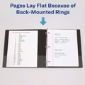 July Member-Exclusive Offer Save 10% off on One Item | Avery 27554 8.5 in. x 5.5 in. 2 in. Capacity 3 Rings Mini Size Durable Non-View Binder with Round Rings - Black image number 3