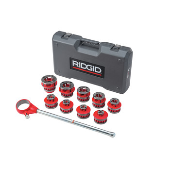 Ridgid 12-R 1/8 in. - 2 in. Capacity NPT Exposed Ratchet Threader Set