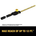 Hedge Trimmers | Dewalt DCPH820BH Pole Hedge Trimmer Head with 20V MAX Compatibility image number 6