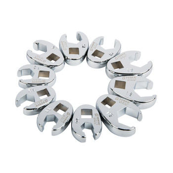 CROWFOOT WRENCHES | Sunex 10-Piece 3/8 in. Drive Metric Flare Nut Crowfoot Wrench Set - 9710M