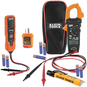 CLAMP METERS | Klein Tools Clamp Meter Electrical Test Kit - CL120VP