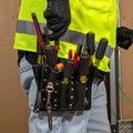 Cases and Bags | Klein Tools 5165 10-Pocket Stitched and Riveted Leather Tool Pouch with Knife Snap image number 8