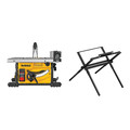 Dewalt DWE7485WS 15 Amp Compact 8-1/4 in. Jobsite Table Saw with Stand image number 6