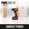 Drill Drivers | Skil DL6293B-10 20V PWRCORE 20 Brushless Compact Lithium-Ion 1/2 in. Cordless Drill Driver Kit (2 Ah) image number 3