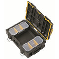 Storage Systems | Dewalt DWST08165 14-3/4 in. x 14-3/4 in. x 7 in. TOUGHSYSTEM 2.0 Tool Box - Black image number 8